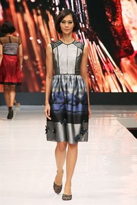 Jakarta, Indonesia - 16 Mei. M by Musa Universal[Poetri]. Jakarta Fashion & Food Festival 2013 at Grand Ballroom Harris Hotel. Kelapa Gading. 16 Mei 2013. Jakarta. [Foto: Mohammad Abduh/Wolipop]