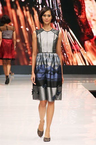 Jakarta, Indonesia - 16 Mei. M by Musa Universal[Poetri]. Jakarta Fashion & Food Festival 2013 at Grand Ballroom Harris Hotel. Kelapa Gading. 16 Mei 2013. Jakarta. [Foto: Mohammad Abduh/Wolipop]