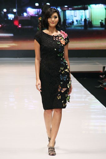 Jakarta, Indonesia - 16 Mei. M by Musa Universal[Poetri]. Jakarta Fashion & Food Festival 2013 at Grand Ballroom Harris Hotel. Kelapa Gading. 16 Mei 2013. Jakarta. [Foto: Mohammad Abduh/Wolipop]