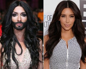 Seram, Kini Kim Kardashian Berjenggot?