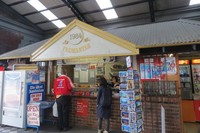Sebuah toko di Stasiun Fremantle. Stasiun Fremantle tampak antik, berbeda dengan Stasiun Perth yang modern (Fitraya/detikTravel)
