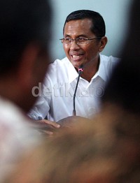 Pertemuan ini juga dihadiri para jajaran direksi dan para ahli dari perusahaan farmasi BUMN, seperti Kimia Farma, Indofarma, Biofarma, dan Phapros. Lamhot Aritonang/detikFoto.
