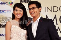 Afgan mengaku nyaman berada di dekat Maudy. Noel/detikHOT.