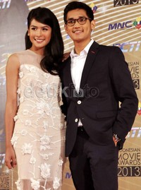 Kedekatan Afgan dan Maudy terjalin saat keduanya menjalani syuting film layar lebar yang akan segera tayang dalam waktu dekat. Noel/detikHOT.