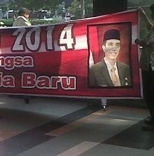 3 Spanduk Jokowi Presiden Bikin Heboh Jakarta Hingga Solo 
