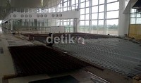 Finishing bandara jelang operasional 25 juli 2013.