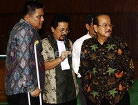 Zulkarnaen dan Dendy terbukti menerima uang Rp 11,49 miliar dalam proyek pengadaan Alquran 2011 dan 2012 termasuk proyek laboratorium komputer untuk MTs tahun 2011. Lamhot Aritonang/detikFoto.