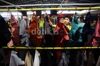 Produk kerajinan ini dipamerkan di acara Gelar Sepatu, Kulit dan Fesyen di Hall B JCC.