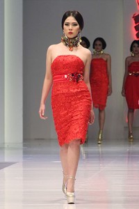 Jakarta, Indonesia - 17 Mei. Malik Moestaram  Majesty Regale. Jakarta Fashion & Food Festival 2013 at Grand Ballroom Harris Hotel. Kelapa Gading. 17 Mei 2013. Jakarta. [Foto: Mohammad Abduh/Wolipop]