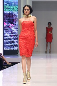 Jakarta, Indonesia - 17 Mei. Malik Moestaram  Majesty Regale. Jakarta Fashion & Food Festival 2013 at Grand Ballroom Harris Hotel. Kelapa Gading. 17 Mei 2013. Jakarta. [Foto: Mohammad Abduh/Wolipop]