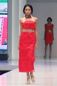 Jakarta, Indonesia - 17 Mei. Malik Moestaram  Majesty Regale. Jakarta Fashion & Food Festival 2013 at Grand Ballroom Harris Hotel. Kelapa Gading. 17 Mei 2013. Jakarta. [Foto: Mohammad Abduh/Wolipop]