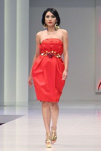 Jakarta, Indonesia - 17 Mei. Malik Moestaram  Majesty Regale. Jakarta Fashion & Food Festival 2013 at Grand Ballroom Harris Hotel. Kelapa Gading. 17 Mei 2013. Jakarta. [Foto: Mohammad Abduh/Wolipop]