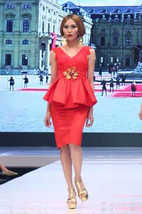 Jakarta, Indonesia - 17 Mei. Malik Moestaram  Majesty Regale. Jakarta Fashion & Food Festival 2013 at Grand Ballroom Harris Hotel. Kelapa Gading. 17 Mei 2013. Jakarta. [Foto: Mohammad Abduh/Wolipop]