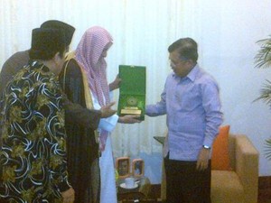 JK Bertemu dengan Syekh Nash Omar, Bahas Masjid Hingga Dai