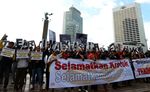 Aksi Terima Kasih Tembakau di Bundaran HI