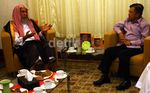 Jusuf Kalla Bertemu Syekh Nash Omar