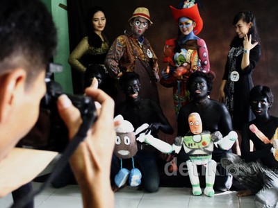 Beragam Tokoh Dihadirkan di Pagelaran Body Painting