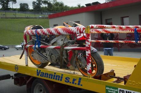 Kecelakaan di Latihan Kedua, Marquez Lega Tak Alami Cedera Serius