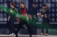 Super Junior tampak gagah. (Noel/detikHOT)
