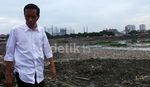 Jokowi Tinjau Waduk Pluit Bersih