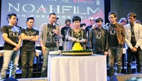 NOAH saat hadir di konferensi pers film 'NOAH FILM' di Prestige, Kemang, Jakarta Selatan, Senin (3/6/2013). Noel/detikHOT.