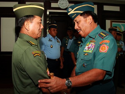 Panglima TNI Terima Laporan Kenaikan Pangkat KSAD