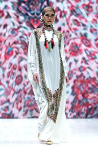 Jakarta, Indonesia - 30 Mei. Itang Yunasz Tabrish. Indonesia Islamic Fashion Fair 2013 at Jakarta Convention Center. 30 Mei 2013. Senayan. Jakarta. [Foto: Mohammad Abduh/Wolipop]