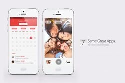 Desain Konsep iOS 7 yang Lebih Segar