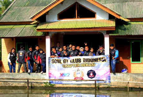 SGCI Bekasi Turing Sekaligus Lantik Anggota Baru