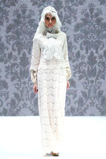 Jakarta, Indonesia - 31 Mei 2013. La Perle by Irna Mutiara Ma Belle. Indonesia Islamic Fashion Fair 2013 at Jakarta Convention Center. Senayan. Jakarta. [Foto: Mohammad Abduh/Wolipop]