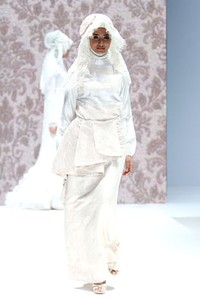 Jakarta, Indonesia - 31 Mei 2013. La Perle by Irna Mutiara Ma Belle. Indonesia Islamic Fashion Fair 2013 at Jakarta Convention Center. Senayan. Jakarta. [Foto: Mohammad Abduh/Wolipop]
