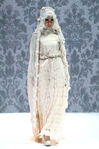 Jakarta, Indonesia - 31 Mei 2013. La Perle by Irna Mutiara Ma Belle. Indonesia Islamic Fashion Fair 2013 at Jakarta Convention Center. Senayan. Jakarta. [Foto: Mohammad Abduh/Wolipop]