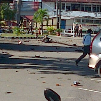 Polisi Berhasil Identifikasi Kendaraan Pelaku Bom Bunuh Diri