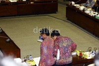 Anggota Timwas Century dari PKS walkout. Lamhot Aritonang/detikFoto.