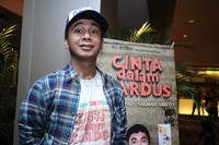 Raditya Dika saat ditemui di premiere film 'Cinta Dalam Kardus' di Planet Hollywood, Jakarta, Rabu (5/6/2013). Ridho/detikHOT.