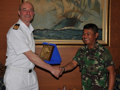 Wagub AAL Terima Delegasi Netherlands Defence Academy