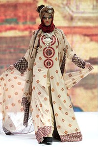 Jakarta, Indonesia - 31 Mei. Zikin Royal Influence. Indonesia Islamic Fashion Fair 2013 at Jakarta Convention Center. 31 Mei 2013. Senayan. Jakarta. [Foto: Mohammad Abduh/Wolipop]