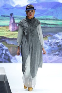 Jakarta, Indonesia - 31 Mei. Nuniek Mawardi Scott. Indonesia Islamic Fashion Fair 2013 at Jakarta Convention Center. 31 Mei 2013. Senayan. Jakarta. [Foto: Mohammad Abduh/Wolipop]