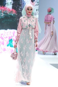 Jakarta, Indonesia - 31 Mei. Colour of Romance by Tuty Adib. Indonesia Islamic Fashion Fair 2013 at Jakarta Convention Center. 31 Mei 2013. Senayan. Jakarta. [Foto: Mohammad Abduh/Wolipop]