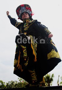 The legend shaolin kungfu & xi shui Wuhan acrobatic yang akan digelar di Ancol, Jakarta Utara. Gus Mun/detikfoto