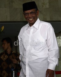 Hasyim mengaku datang untuk menemui Ketua KPK Abraham Samad. Lamhot Aritonang/detikFoto.