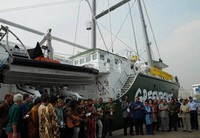 Selain Indonesia, kapal ini juga melakukan ekspedisinya ke Thailand dan Filipina. Rusman/Setpres.