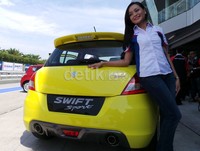 Peluncuran Swift Sport ini digelar di Sirkuit Internasional Sepang (Sepang International Circuit/SIC).