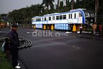 MRT dan Monorel Dipajang di Monas