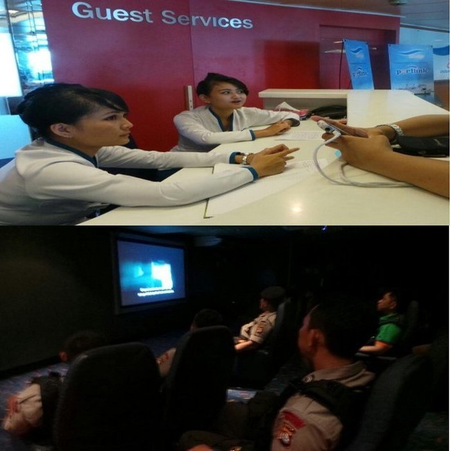 Mewahnya KMP Portlink I: Dari Pramugari Cantik, Lounge Sampai Bioskop