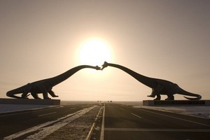 Ada Dinosaurus Ciuman di China