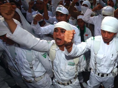 FPI Gruduk Polda Metro Jaya