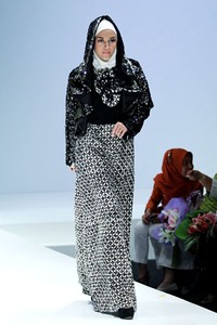 Jakarta, Indonesia - 02 Juni. Yuyuk Nurmaisya Glamz with Tradition. Indonesia Islamic Fashion Fair 2013 at Jakarta Convention Center. 02 Juni 2013. Senayan. Jakarta. [Foto: Mohammad Abduh/Wolipop]