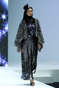 Jakarta, Indonesia - 02 Juni. Yuyuk Nurmaisya Glamz with Tradition. Indonesia Islamic Fashion Fair 2013 at Jakarta Convention Center. 02 Juni 2013. Senayan. Jakarta. [Foto: Mohammad Abduh/Wolipop]