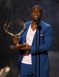 Bintang 'Scary Movie 4', Kevin Hart dinobatkan sebagai Stand-Up of the Year. Kevin Winter/Getty Images/AFP.